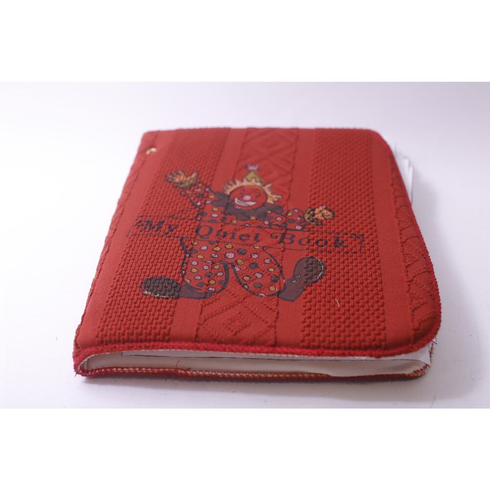 70s My Quiet Book, Cloth Book, Unfinished, Reading, Learning, Vintage